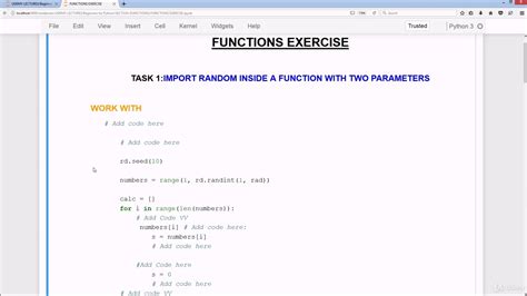 <b>Python</b> User <b>Function</b> <b>Exercises</b> Let's check out some <b>exercises</b> that will help understand "Defining <b>Functions</b>" better. . Function exercise in python